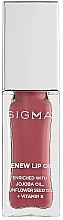 Fragrances, Perfumes, Cosmetics Oily Lip Gloss - Sigma Beauty Renew Lip Oil