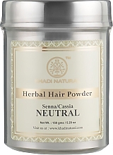Natural Indian Henna - Khadi Natural Herbal Hair Powder Senna/Cassia — photo N2