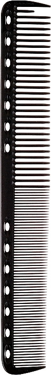 Hair Cutting Comb with Flat Teeth, 180mm, graphite - Y.S.Park Professional 339 Cutting Combs Graphite — photo N1