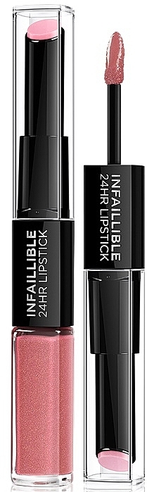 Lipstick & Lip Base - L'Oreal Paris Infallible 24HR 2 Step Lipstick 2-in-1  — photo N6