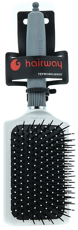 Massage Hair Brush "Silver Drops" - Hairway — photo N2