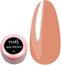 Fragrances, Perfumes, Cosmetics Jelly #2 Nail Extension Gel - Tufi Profi UV Gel