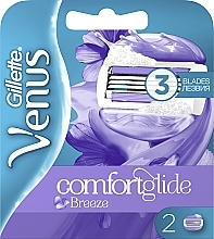 Fragrances, Perfumes, Cosmetics Shaving Razor Refills, 2 pcs. - Gillette Venus Breeze