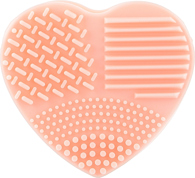 Brush Cleanser "Heart", orange - Ilu Brush Cleaner Orange — photo N1