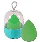 Fragrances, Perfumes, Cosmetics Blender Sponge with Case, 38426, green - Top Choice Blender Sponge With Case