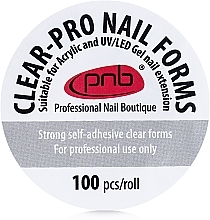 Clear-Pro Nail Forms, Transparent - PNB  — photo N2