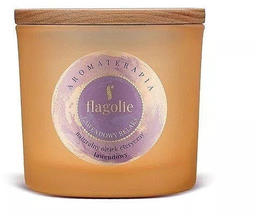 Scented Candle in Glass "Lavender" - Flagolie Fragranced Candle Lavender Relax — photo N1