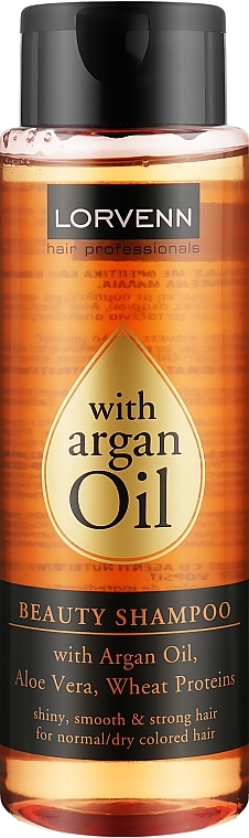 Shampoo for Normal, Dry and Colored Hair - Lorvenn Argan Exotic Oil Beauty Shampoo — photo N1