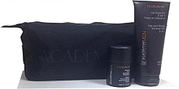 Fragrances, Perfumes, Cosmetics Set - Academie Men (sh/gel/250ml + balm/50ml + bag)