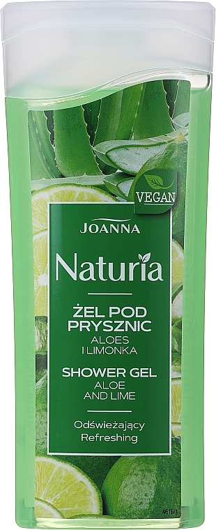 Shower Gel "Aloe and Lemon" - Joanna Naturia Aloe and Lemon Shower Gel — photo N1