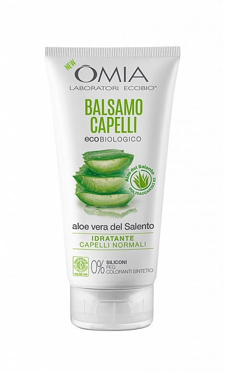 Aloe Vera Conditioner - Omia Labaratori Ecobio Aloe Vera Hair Conditioner — photo N1