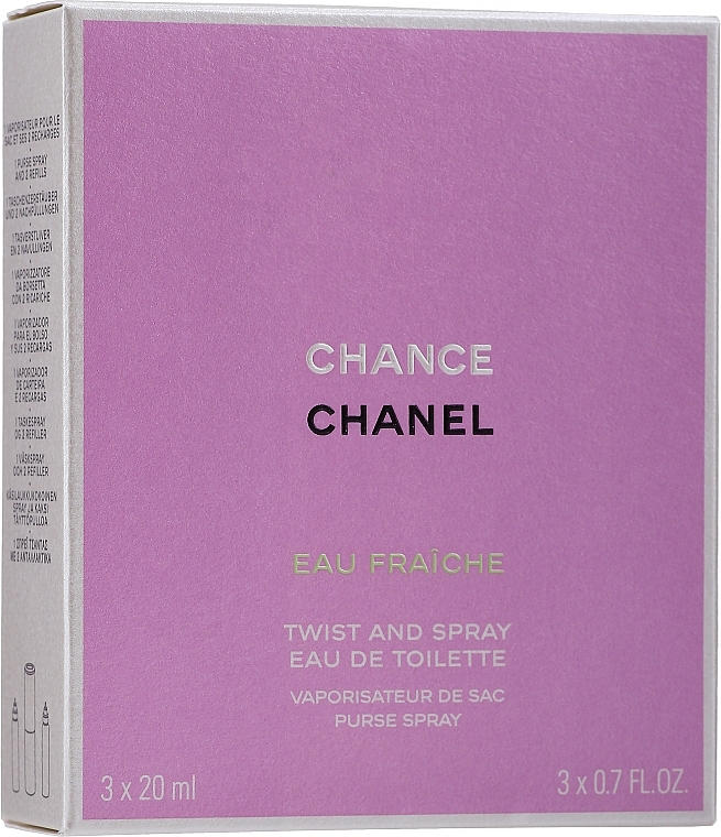 Chanel Chance Eau Fraiche Twist And Spray Eau - Eau de Toilette (refill with case) — photo N2