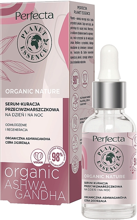 Anti-Wrinkle Face Serum - Perfecta Organic Nature — photo N1