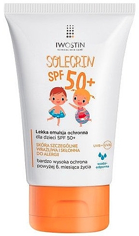 Kids Sun Emulsion - Iwostin Solecrin Emulsion For Children SPF50 — photo N1