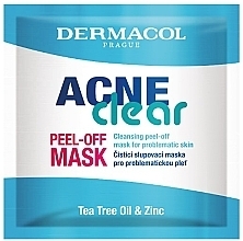 Cleansing Peeling Mask for Problem Skin - Dermacol Acne Clear Cleansing Peel-Off Mask — photo N4
