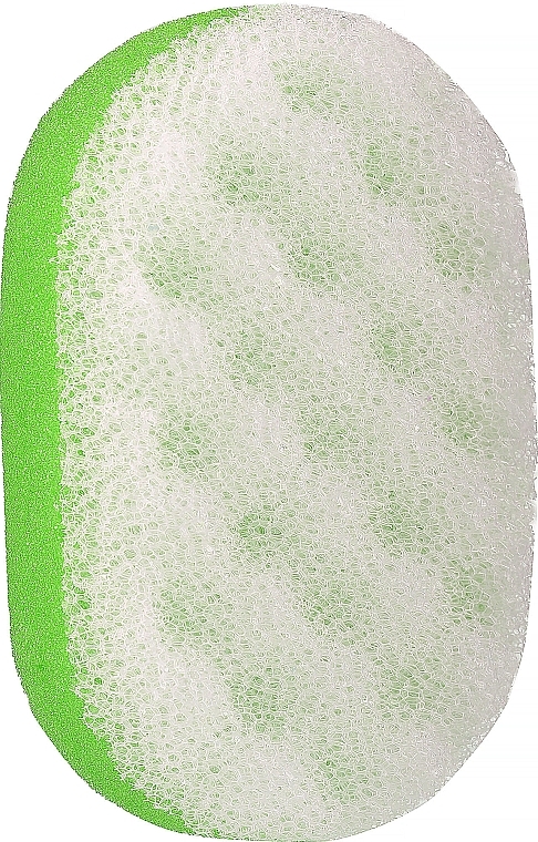 Oval Bath Sponge, green - Ewimark — photo N1