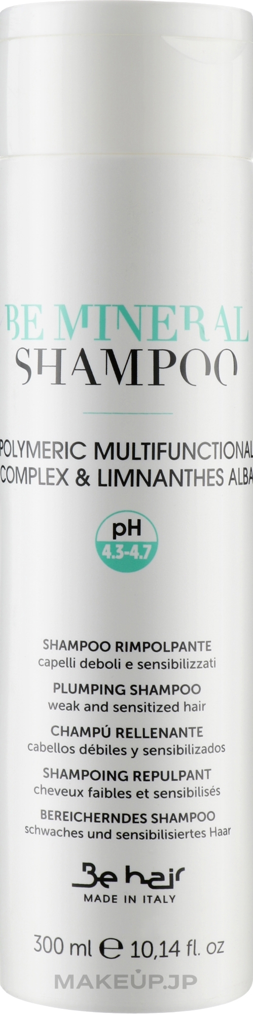 Mineral Plumping Shampoo for Weak & Sensitive Hair - Be Hair Be Mineral Plumping Shampoo — photo 300 ml