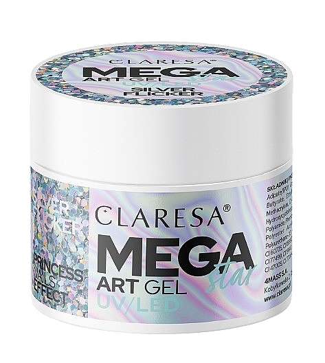 Nail Design Gel - Claresa Megastar UV/LED Art Gel — photo N1