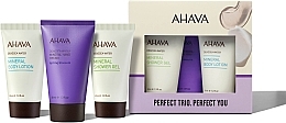 Fragrances, Perfumes, Cosmetics Set - Ahava Deadsea Water Perfect Mineral Body Trio Set (b/lot/40ml + h/cr/40ml + sh/gel/40ml)