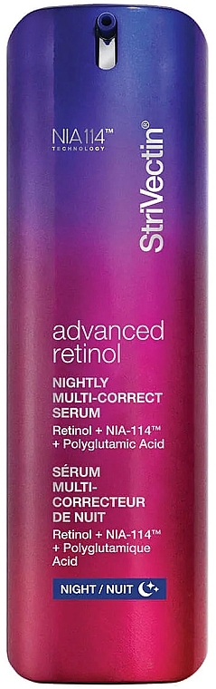 Highly-Concentrated Night Retinol Serum - Strivectin Advanced Retinol Nightly Multi-Correct Serum — photo N1