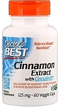 Fragrances, Perfumes, Cosmetics Dietary Supplement "Cinnamon Extract Cinnulin", 125 mg - Doctor's Best Cinnamon Extract Cinnulin PF