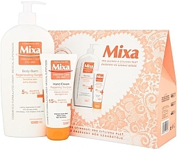 Fragrances, Perfumes, Cosmetics Set - Mixa Anti-dryness Pack (b/balm/400ml + h/cr/50ml)