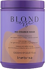 No-Orange Mask for Colored Hair - Inebrya Blondesse No-Orange Mask — photo N2