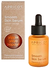Fragrances, Perfumes, Cosmetics Smoothing Face Serum "Papaya & Hyaluron" - Apricot Smooth Skin Serum Yippie Yaya Papaya