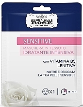 Fragrances, Perfumes, Cosmetics Intensive Moisturising Sheet Mask - Roberts Acqua alle Rose Intensive Moisturiser Sensitive Mask