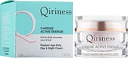 Smoothing Face Cream 'Energy & Glow' - Qiriness Caresse Active Enegie Radiant Age-Defy Day&Night Cream — photo N2