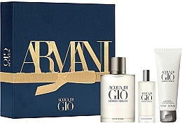 Fragrances, Perfumes, Cosmetics Giorgio Armani Acqua Di Gio Pour Homme - Set (edt/100ml + edt/15ml + sh/gel/75ml) 