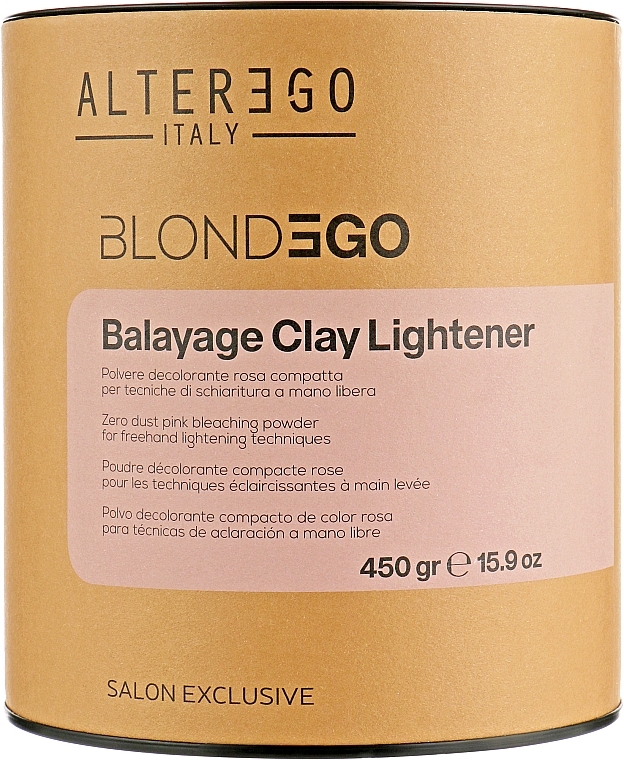 Clay Bleaching Powder - Alter Ego BlondEgo Balayage Clay Lightener — photo N4