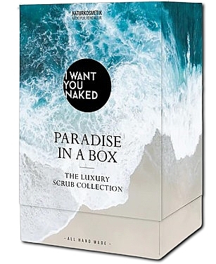 Paradise In A Box Set - I Want You Naked The Luxury Scrub Collection (scrub/4*90g) — photo N1