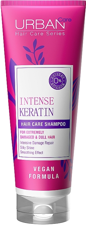 Intensive Keratin Shampoo - Urban Care Intense & Keratin Shampoo — photo N1