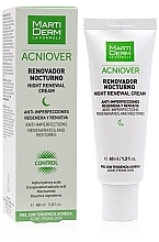 Fragrances, Perfumes, Cosmetics Revitalizing Night Face Cream - Martiderm Acniover Night Renewal