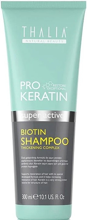 Strengthening Keratin & Biotin Shampoo - Thalia Pro Keratin Biotin Shampoo — photo N1