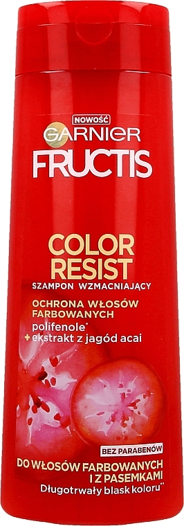 Strengthening Shampoo "Permanent Color" - Garnier Fructis Color Resist — photo N1