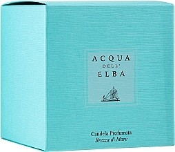 Scented Candle in Glass "Sea Breeze" - Acqua Dell Elba Brezza Di Mare Candle — photo N18