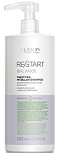 Sensitive Scalp Shampoo - Revlon Professional Restart Balance Purifying Micellar Shampoo — photo N2