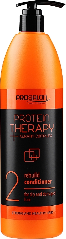 Revitalizing Conditioner - Prosalon Protein Therapy+ Keratin Complex Rebuild Conditioner (with pump) — photo N1