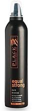 Repair Strong Hold Mousse - Black Professional Line Mousse Equal Fissaggio Forte — photo N1