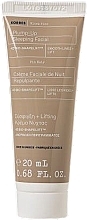 Night Face Cream - Korres Plump Up Sleeping Facial — photo N1