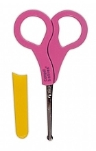 Fragrances, Perfumes, Cosmetics Safety Scissors, 2/809, pink with yellow cap - Canpol Babies