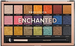 Fragrances, Perfumes, Cosmetics Eyeshadow Palette - Profusion Cosmetics Enchanted 21 Shade Palette & Brush