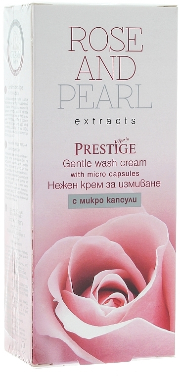 Gentle Face Cleansing Cream with Micro-Granules - Vip's Prestige Rose & Pearl Gentle Wash Cream — photo N1