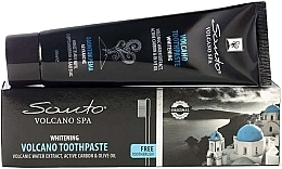 Whitening Toothpaste with Active Carbon - Santo Volcano Spa Whitening Toothpaste with Active Carbon — photo N1