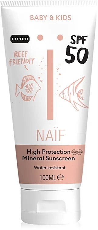 Baby & Kids Sunscreen - Naif Baby & Kids Sun Cream SPF50 — photo N1