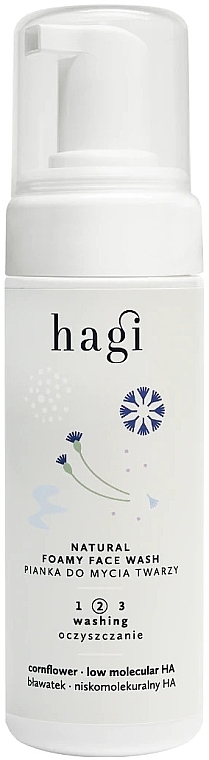 Natural Cleansing Foam - Hagi Natural Foamy Face Wash — photo N1