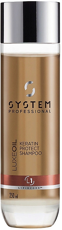 Keratin Shampoo - System Professional Luxe Oil Lipidcode Keratin Protect Shampoo L1 — photo N1