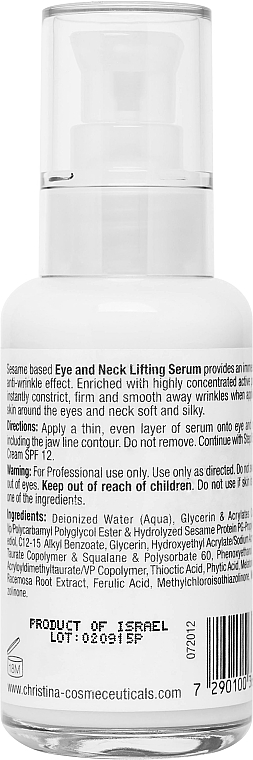 Lifting Face & Neck Serum - Christina Wish Eye and Neck Lifting Serum Step 7 — photo N4